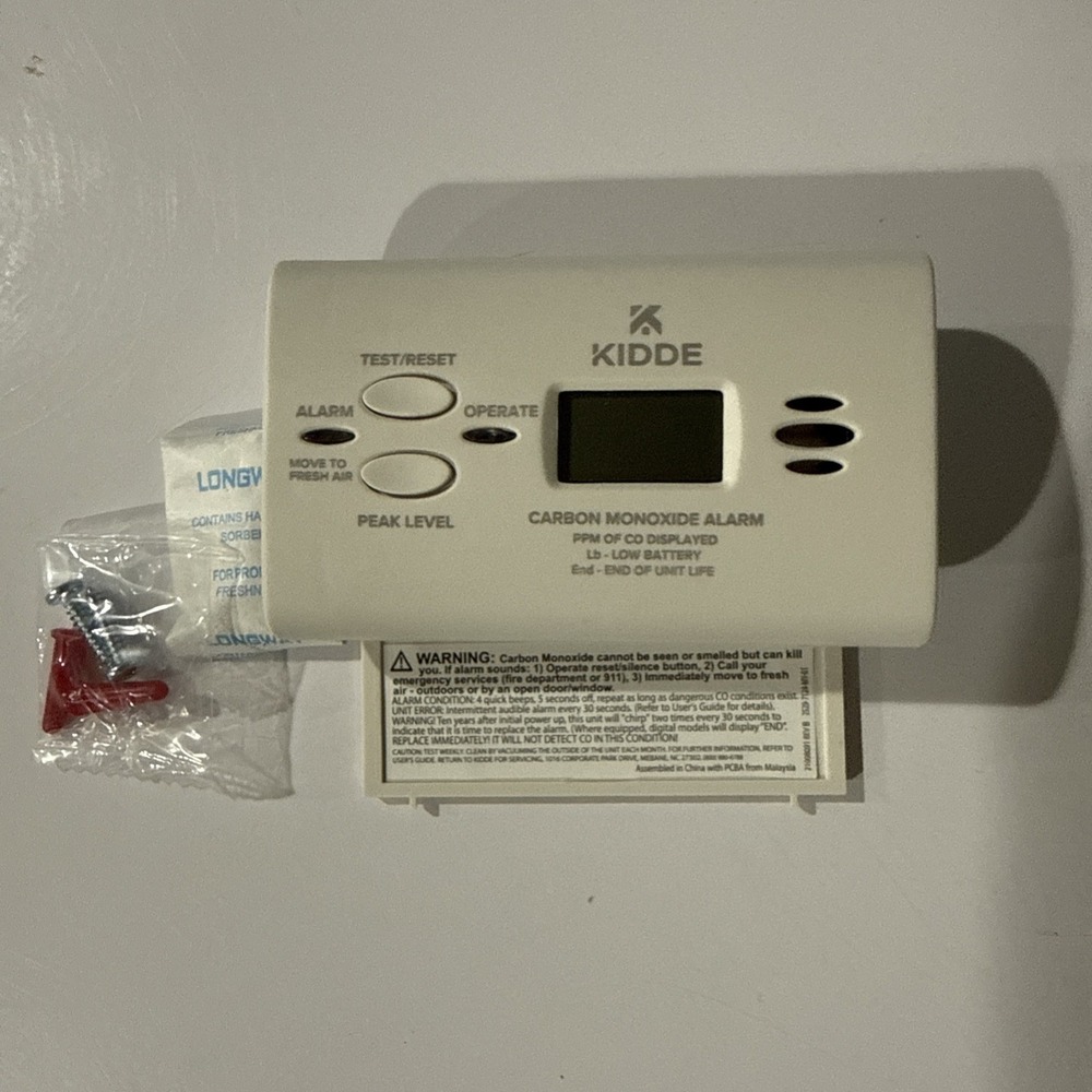 Kidde KN-COPP-B-LPM Carbon Monoxide Alarm Digital Display 900-0146-LP 2024